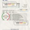 Haiti BRH bank statement Excel and PDF template