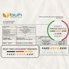 Haiti BUH bank statement template in Word and PDF format