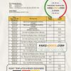 Hawaii First Hawaiian Bank statement bank statement template in Word and PDF format