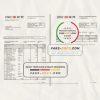 Hong Kong HSBC The Hongkong and Shanghai Banking Corporation bank statement template in Word and PDF format (2 pages)