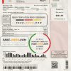 Hong Kong Hongkong Electric Company utility bill template in Word and PDF format