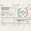 Hong Kong Bank of China (Hong Kong) bank statement template in Excel and PDF format (3 pages)