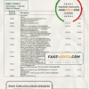 Hungary Erste Bank statement template in Word and PDF format