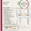 Hungary MKB Bank statement template in Word and PDF format