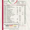 Hungary MKB Bank statement easy to fill template in .xls and .pdf file format