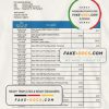 Iceland Arion Banki proof of address bank statement template in Word and PDF format