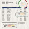 Iceland Kaupthing bank statement template in Word and PDF format