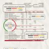 Iceland Landsbankinn bank statement Excel and PDF template