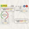India Allahabad Bank statement, Word and PDF template, 2 pages