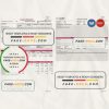 India Axis bank statement, Word and PDF template, 3 pages