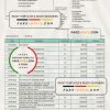 India Bandhan bank statement, Word and PDF template
