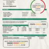 India IDBI bank statement template, Word and PDF format (.doc and .pdf)