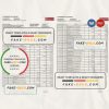 India IDFC First bank statement Word and PDF template, 2 pages