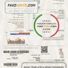 Israel Electric Corporation utility bill template in Word and PDF format (.doc and .pdf), in Hebrew