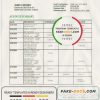 Japan Post Bank statement template in Word and PDF format, good for address prove