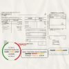 Japan Tokyo Electric Power Company (TEPCO) electricity utility bill template in Word and PDF format (東京電力ユーティリティ請求書テンプレート)