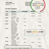 Kenya ABC Bank proof of address statement template in Word and PDF format, .doc and .pdf format