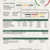 Kenya Co-Operative Bank proof of address statement template in Word and PDF format, .doc and .pdf format