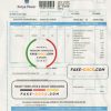 Kenya Power utility bill template in Word and PDF format