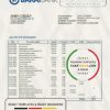 Kyrgyzstan OJSC Bakai Bank proof of address bank statement template in Word and PDF format