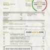 Laos LCNB bank statement template, Word and PDF format (.doc and .pdf)