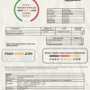 Latvia Baltcom telecommunications utility bill template in Word and PDF format (English version)