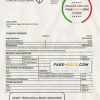 Libya Jumhouria Bank statement template in Word and PDF format