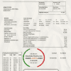Liechtenstein Ische Kraftwerke (LKW) electricity utility bill template in Word and PDF format