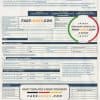 Luxembourg Creos gas utility bill template in Word and PDF format (.doc and .pdf)