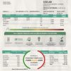 Mexico Federal Electricity Commission (CFE) utility bill template in Word and PDF format, fully editable
