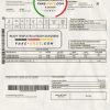 Moldova Gas utility bill template in Word and PDF format