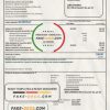 Moldova Moldtelecom utility bill template in Word and PDF format, fully editable