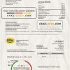 Netherlands BPW utility bill template in Word and PDF format