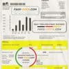 Norway BKK electricity utility bill template in Word and PDF format, good for address prove