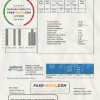 Peru Sedapal La Atarjea water utility bill template in Word and PDF format
