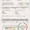 Poland Play utility bill template in Word and PDF format