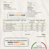 Romania SIGLA COMPANIEI utility bill template in Word and PDF format