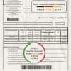 Russia Gazprom utility bill template in Word and PDF format, fully editable