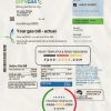 Singapore City Gas utility bill template in Word and PDF format