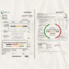 Singapore SP Group utility bill template in Word and PDF format (2 pages)