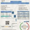 Slovenia RWE electricity proof of address utility bill template in Word and PDF format