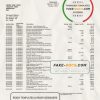South Africa Capitec bank savings account statement template in Word and PDF format
