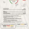 Sweden Tele Ring utility bill template in Word and PDF format