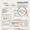 Tunisia electricity proof of address utility bill template in Word and PDF format