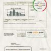 USA Arizona Avra Water utility bill template in Word and PDF format