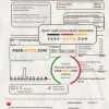 USA Arizona City of Phoenix utility bill template in Word and PDF format