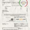 USA Arizona The City of Avondale Water utility bill template in Word and PDF format