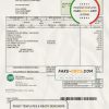 USA Arkansas C & L Electric Cooperative Corporation utility bill template in Word and PDF format