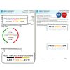 USA California PG&E (Pacific Gas and Electric Company) utility bill, Word and PDF template, 6 pages