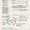 USA California SCV Water utility bill template in Word and PDF format